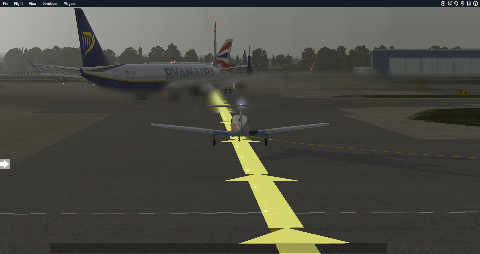 Threshold Review Traffic Global for XPlane 11 Threshold